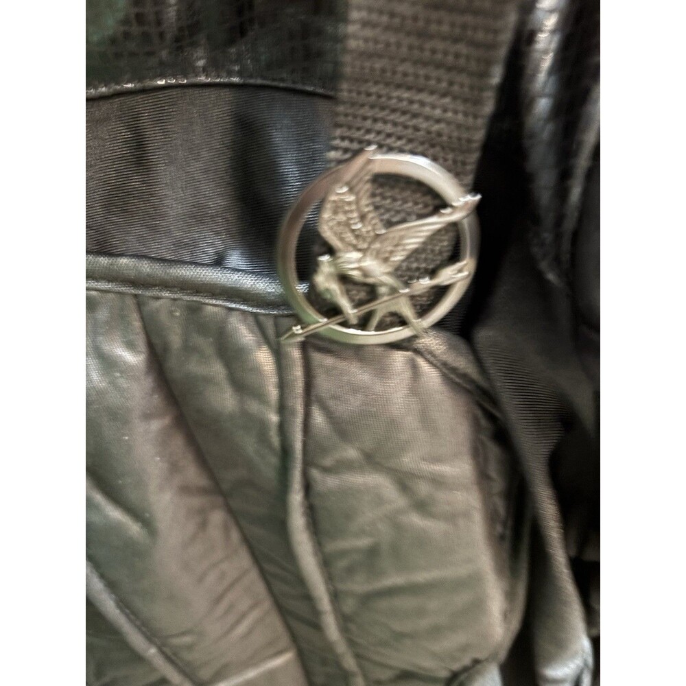 Hunger Game Mockingjay 2 Katniss Tween M 2-4 Costume Black W/Pin Rubie's Preown - Picture 3 of 11